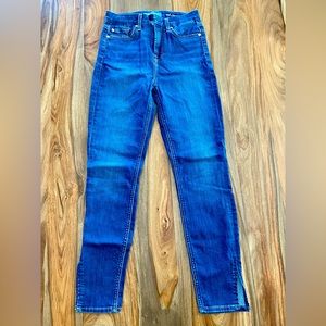 Aubrey—Skinny with Ankle Slit